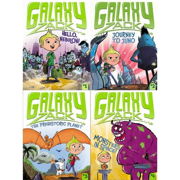 Galaxy Zack The Galaxy Zack Collected Set: A Stellar Four-Book Collection: Hello, Nebulon!; Journey to Juno; The Prehistoric Planet;, (Paperback)