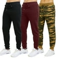 thumbnail image 1 of Galaxy by Harvic 3-Pack Mens Slim Fit Fleece Jogger Sweatpants (S-2XL), 1 of 5