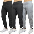 thumbnail image 1 of Galaxy by Harvic 3-Pack Mens Slim Fit Fleece Jogger Sweatpants (S-2XL), 1 of 7