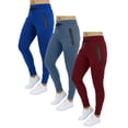 thumbnail image 1 of Galaxy by Harvic 3-Pack Women's Loose Fit Fleece Jogger Sweatpants (S-5XL), 1 of 2
