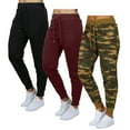 thumbnail image 1 of Galaxy by Harvic 3-Pack Women's Loose Fit Fleece Jogger Sweatpants (S-5XL), 1 of 6