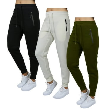 Galaxy by Harvic 3-Pack Women's Loose Fit Fleece Jogger Sweatpants (S-5XL)