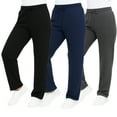 thumbnail image 1 of Galaxy by Harvic 3-Pack Women's Loose Fit Fleece Jogger Sweatpants (S-5XL), 1 of 6