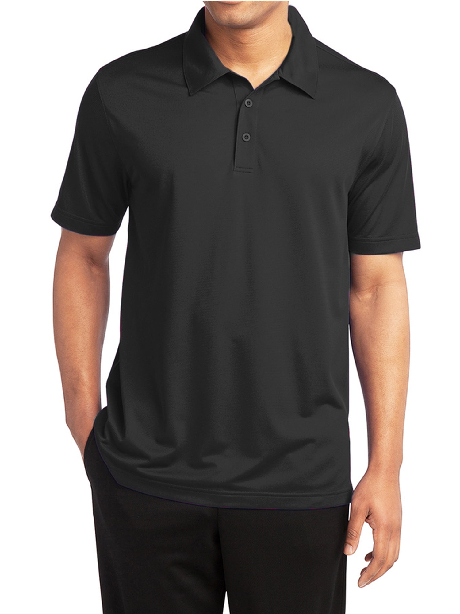 Galaxy by Harvic Men s Cool Dry Fit Polo Shirt with Moisture Wicking Technology Walmart