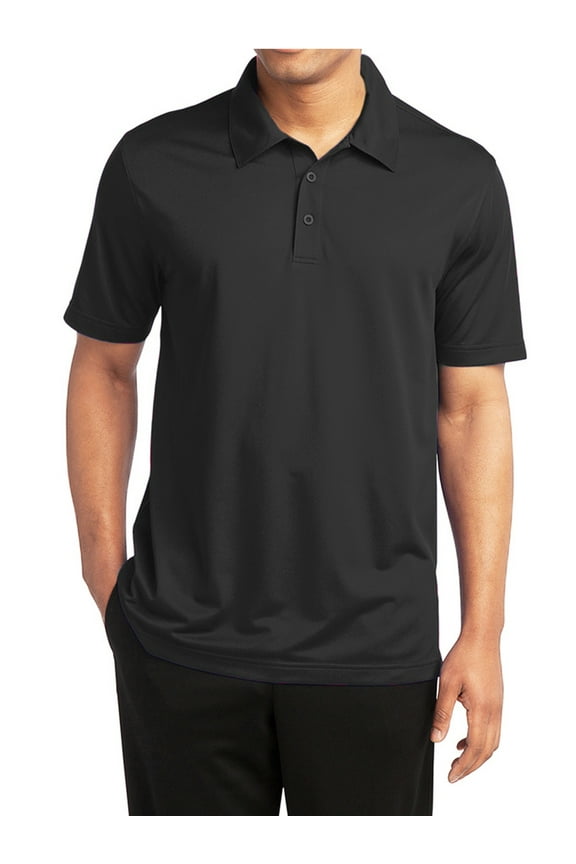 by Harvic Men's Dry Fit Moisture-Wicking Polo Shirt