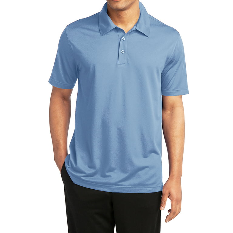 Galaxy by Harvic Men's Dry Fit Moisture-Wicking Polo Shirt 