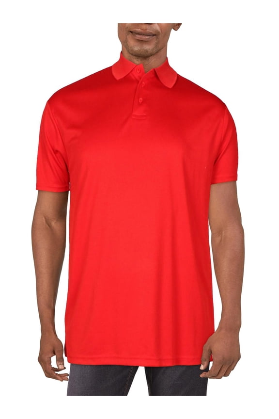 by Harvic Men's Dry Fit Moisture-Wicking Polo Shirt