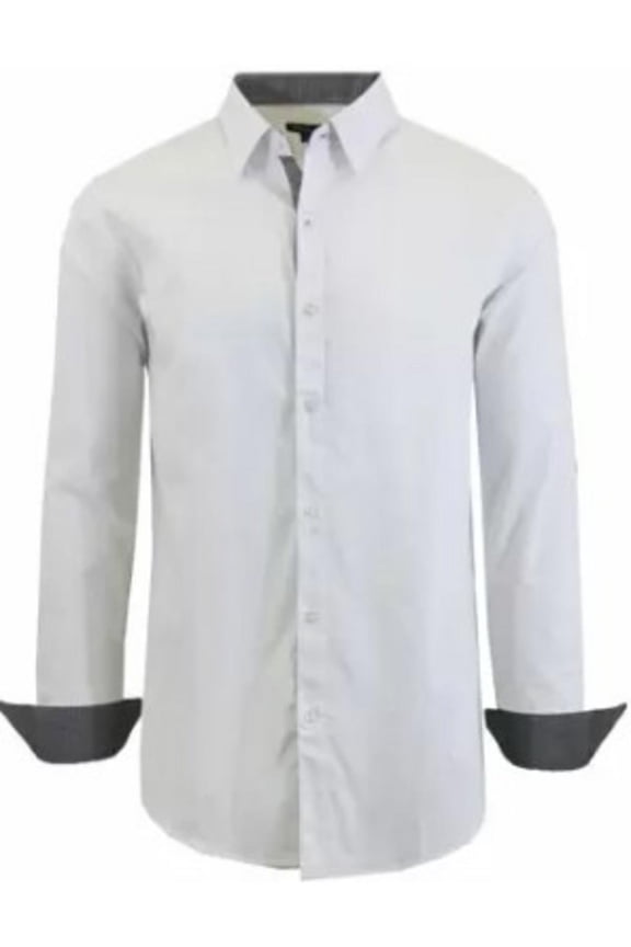 Mens Slim Fit Office Button-Down Shirt
