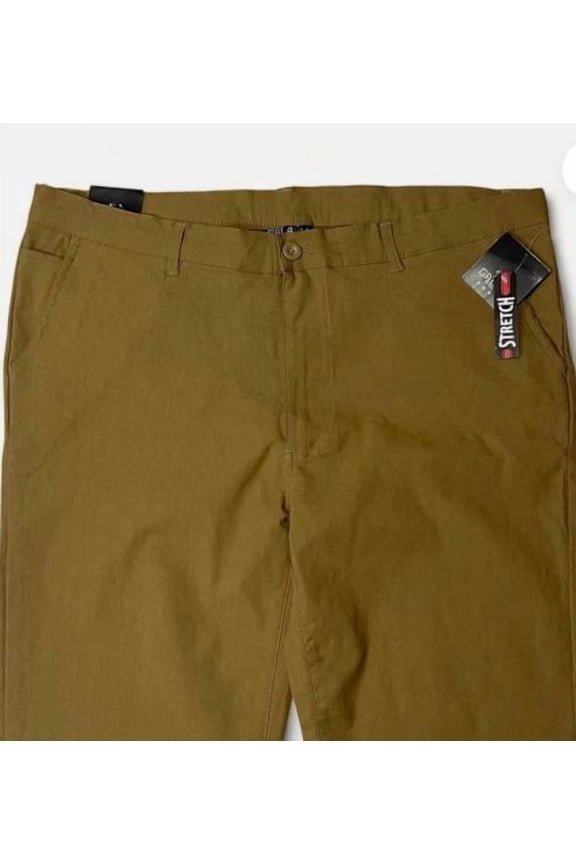 Pants Men's Khaki 4 Way Stretch Casual. 36/30