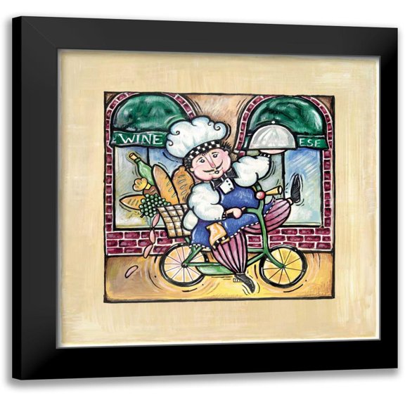 Galaxy of Graphics 12x12 Black Modern Framed Museum Art Print Titled - Special Delivery