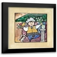 thumbnail image 1 of Galaxy of Graphics 15x15 Black Modern Framed Museum Art Print Titled - Al Fresco, 1 of 5