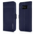 thumbnail image 1 of Galaxy s8 Plus Case, Mignova Galaxy S8 Plus Wallet Case Genuine Premium Leather Case Card Slots & Magnetic Closure case cover for Samsung Galaxy S8 Plus 2017 release (Blue), 1 of 6