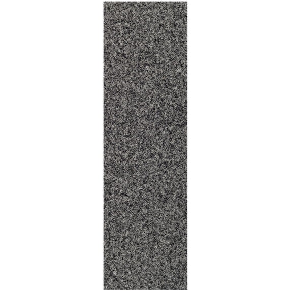 Galaxy way Rubber Marine Backing Pet Friendly Runner Grey - 3' x 44' Area Rug