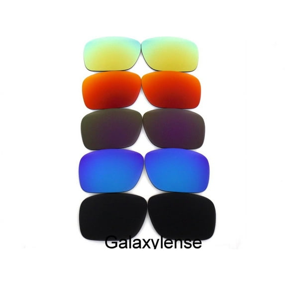 Galaxylense replacement lenses for Oakley Holbrook 5 colors, 5 Pairs