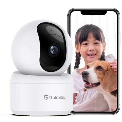 GALAYOU Cameras for Home Security Outside- 2K Battery Powered WiFi  Surveillance Indoor/Outdoor, Security Cameras with AI Motion Siren, Color  Night