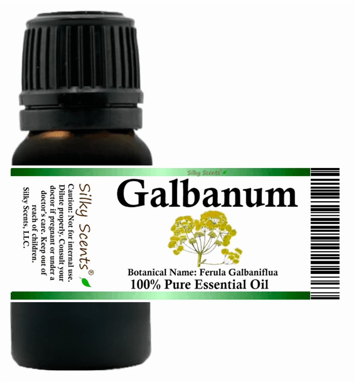 Galbanum Essential Oil 10 ml (1/3 fl oz) - 100% Pure and Natural by Silky Scents