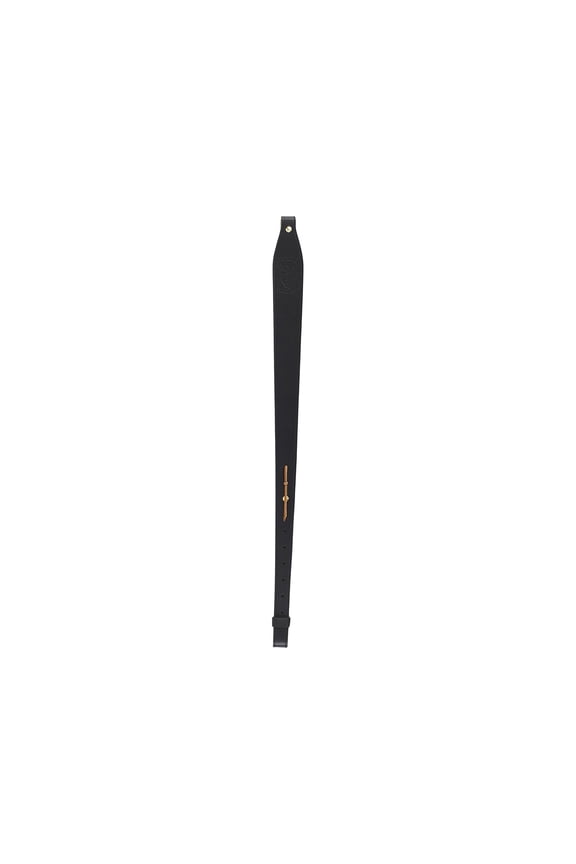Tapered Rifle Sling Leather Black