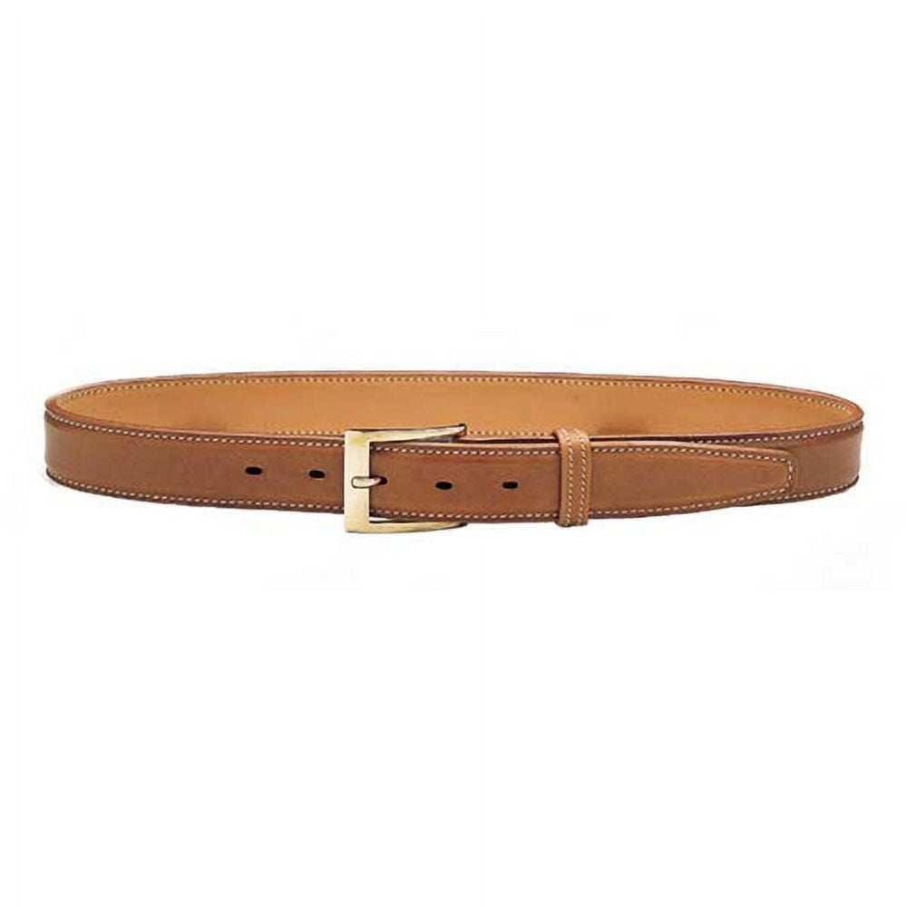 Vintage 1.75Wide Genuine Leather Black Belt Sz 28 Gold Tone & Rhinestones Buckle Galco SB1 Dress Belt - Tan - Size - 32 - Walmart.com main image 4