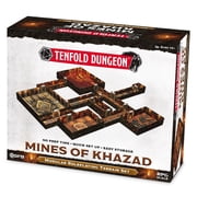 Gale Force 9 Tenfold Dungeon - Mines of Khazad - Modular Roleplaying Terrain Set, Box To Table, 1" Grids, 12 Illustrated Rooms, RPG-Dungeon Crawling