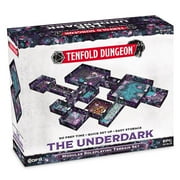 Gale Force 9 Tenfold Dungeon - The Underdark - Modular Roleplaying Terrain Set, Box To Table, 1" Grids, 12 Illustrated Rooms, RPG-Dungeon Crawling