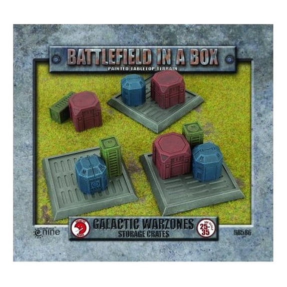 Gale Force Nine: Battlefield in a Box: Galactic Warzones: Storage Crates