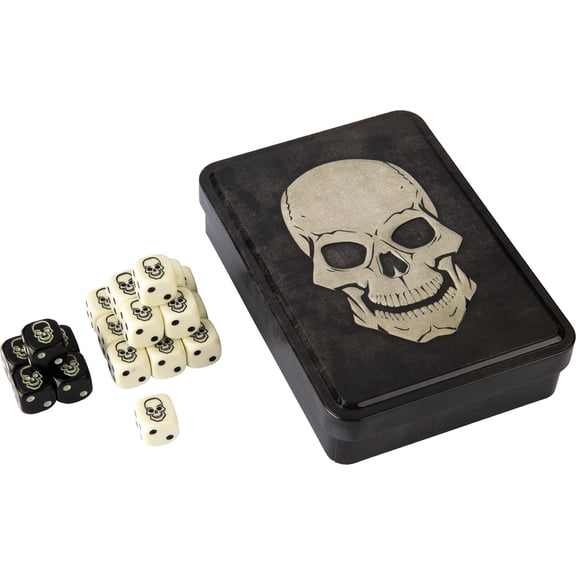 Gale Force Nine Skull Dice w/Tin New