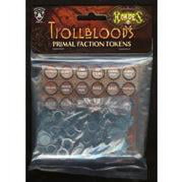 Gale Force Nine Trollbloods Primal Faction Tokens New