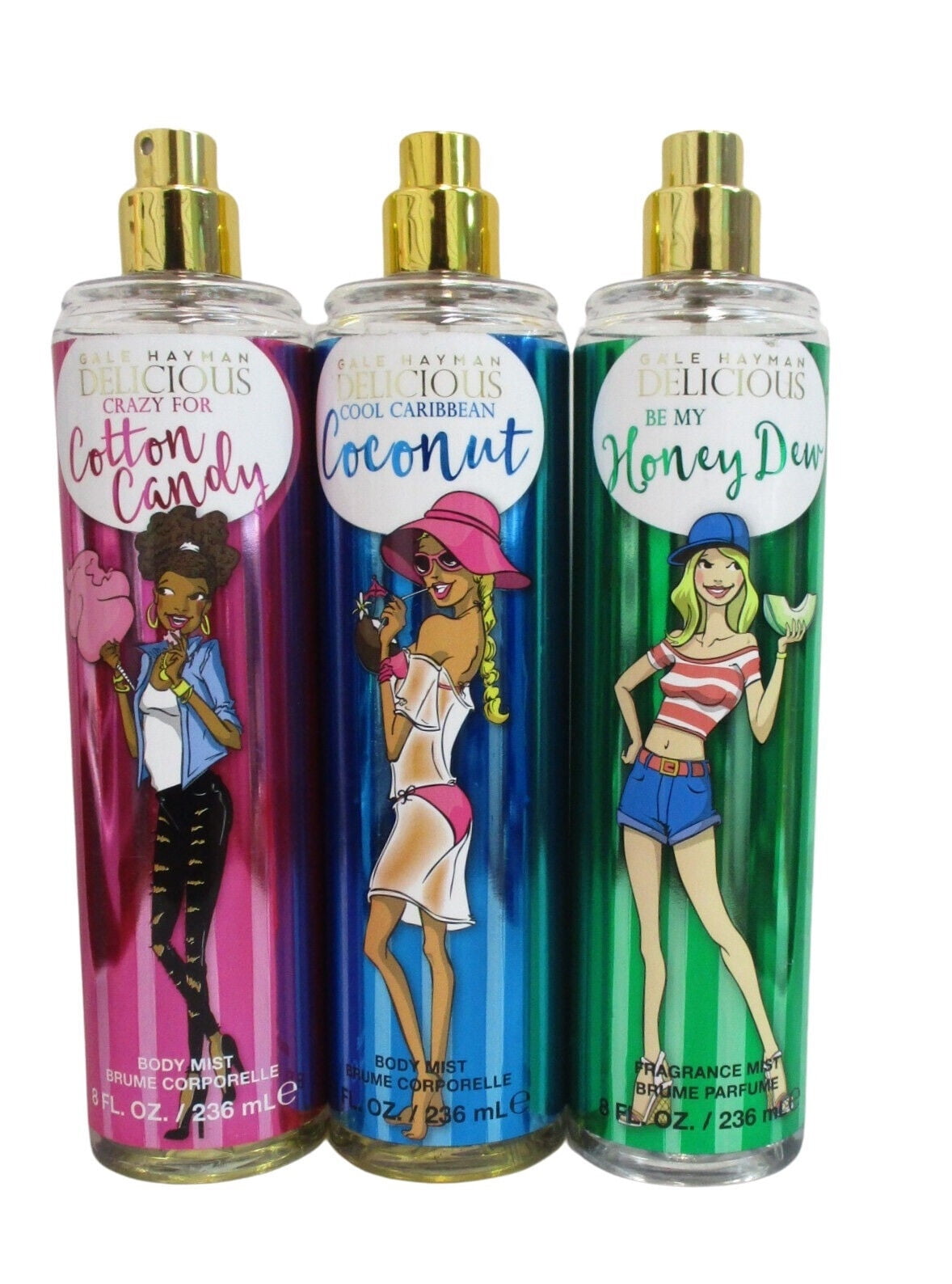 Gale Hayman Delicious Fragrance Mist Collection Gift Bag for Women Set