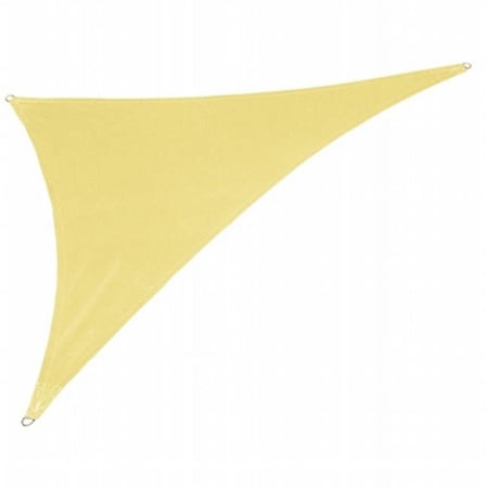 Gale Pacific USA Coolaroo Coolhaven SHADE SAIL RT TRI 15'x12'x9' Sahara with Fixing Kit