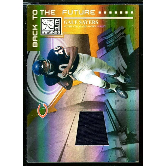 Gale Sayers/Reggie Bush Card 2007 Donruss Elite Back to the Future Jerseys #10