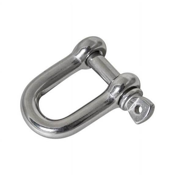 GalePacific 472030 8 mm Stainless Steel Screw Pin D Shackle JIS Type Forged