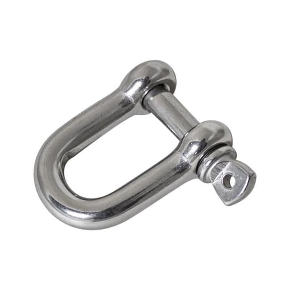GalePacific 472047 10 mm Stainless Steel D Shackle Screw Pin JIS Type Forged