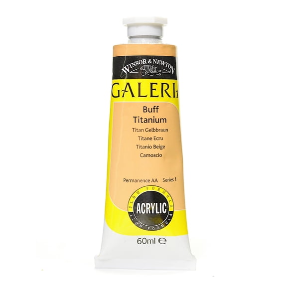 Galeria Flow Formula Acrylic Colours buff titanium, 60 ml, 60 (pack of 4)