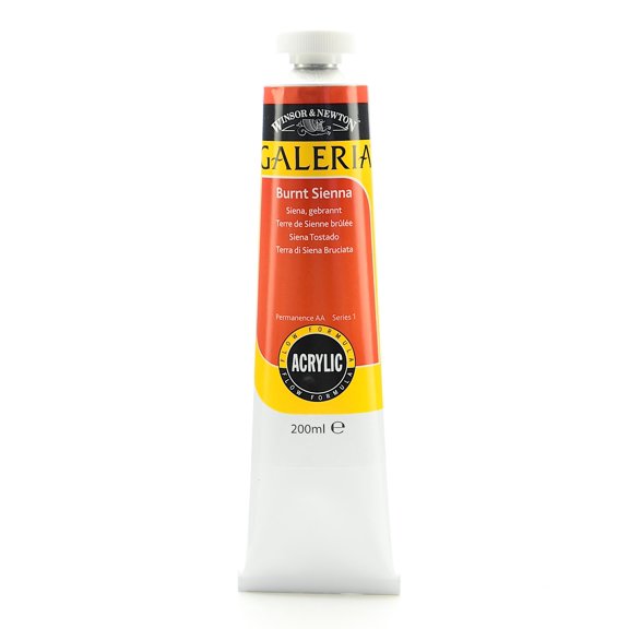 Galeria Flow Formula Acrylic Colours burnt sienna, 200 ml, 74 (pack of 2)