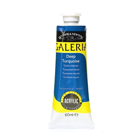 Galeria Flow Formula Acrylic Colours deep turquoise, 60 ml, 232 (pack of 4)