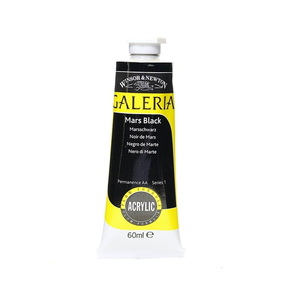 Galeria Flow Formula Acrylic Colours mars black, 60 ml, 386 (pack of 4)