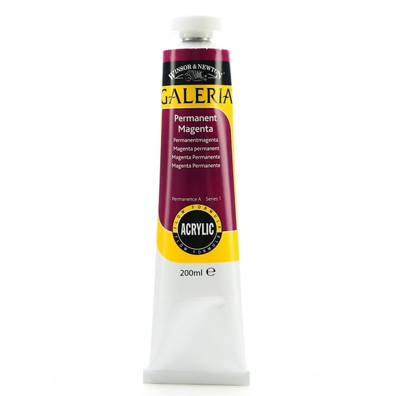 Galeria Flow Formula Acrylic Colours permanent magenta, 200 ml, 488 (pack of 2)