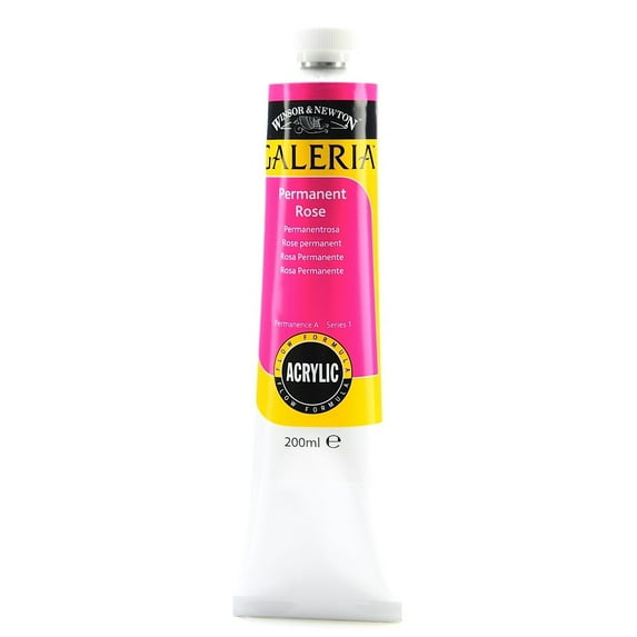 Galeria Flow Formula Acrylic Colours permanent rose, 200 ml, 502 (pack of 2)