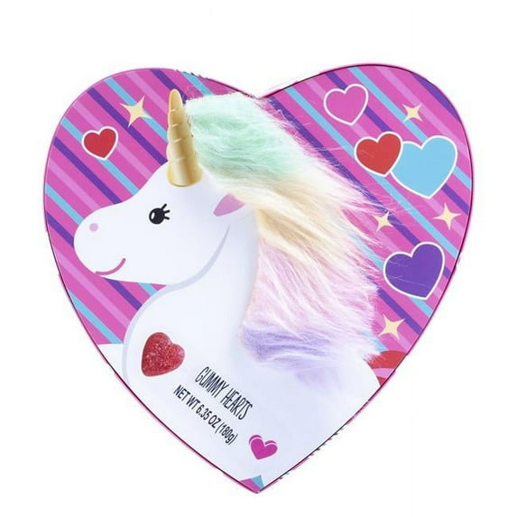 Galerie 221222021 Unicorn Heart Box with Gummies