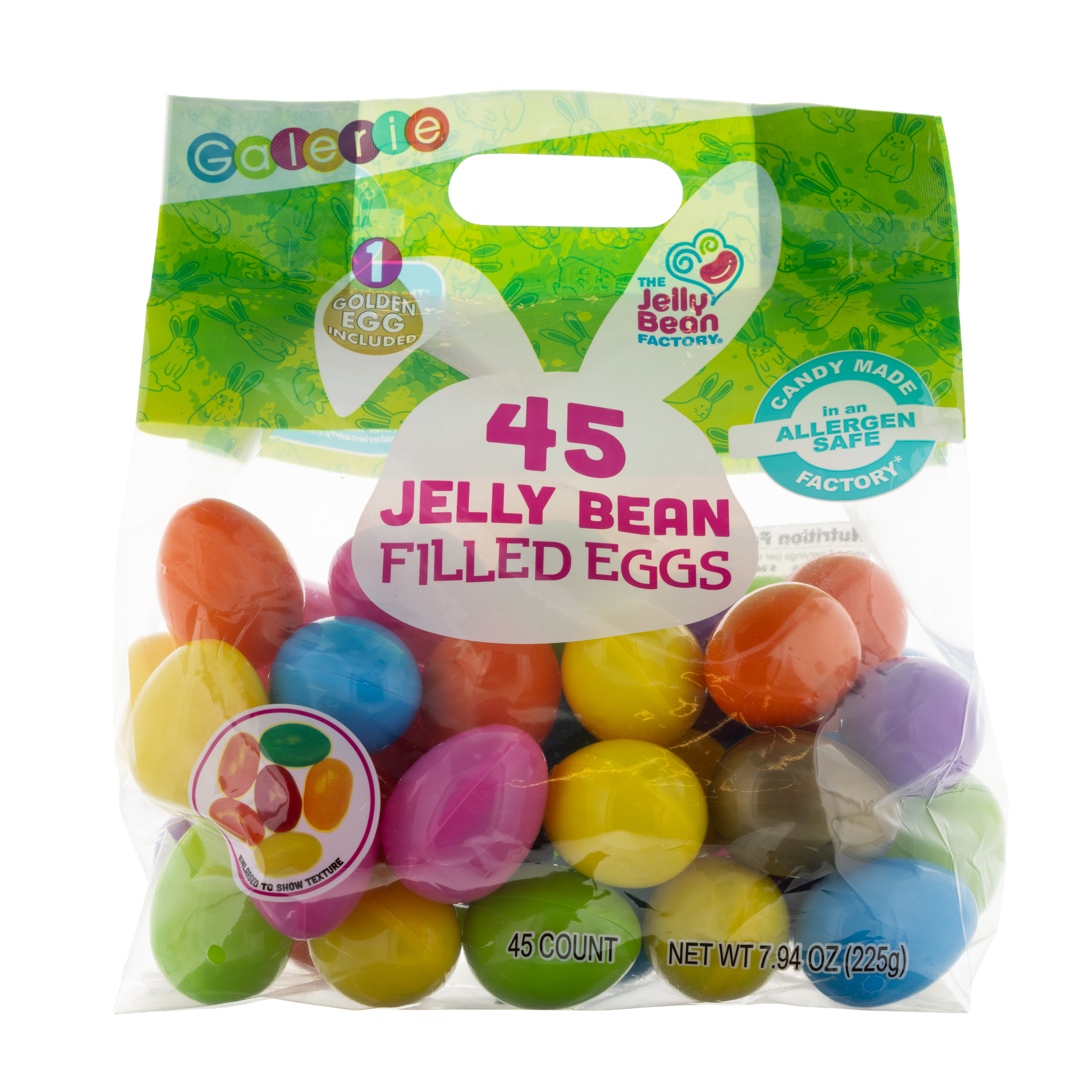 Galerie 45 Count Egg Hunt Bag with Jellybeans, 7.94 oz - image 1 of 5