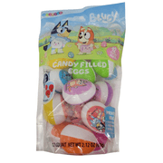 Galerie Bluey Balloon Shaped Candy Filled Eggs   12 Count Prefilled Easter Eggs