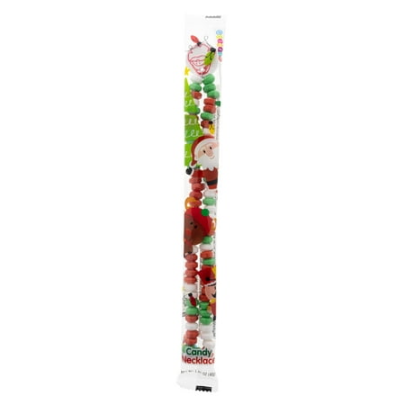 Galerie Christmas Santa Candy Necklace in Flow Bag, 1.41 oz