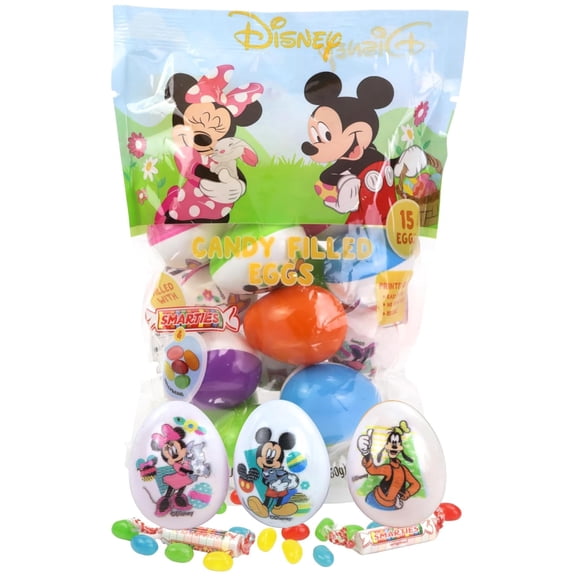 Galerie Disney Pre-Filled Easter Eggs, Candy Inside, 15 Total Eggs, 2.12 Ounces