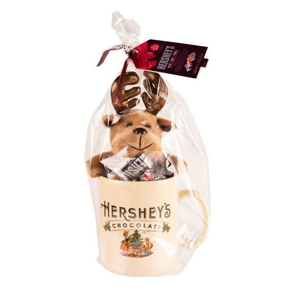 Galerie Hershey's Jumbo Cream Mug with Reindeer Plush and Chocolate, 1.50 oz