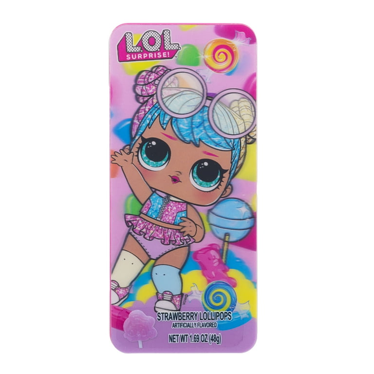 Galerie L.O.L. Surprise Lenticular Tin with Lollipops 1.69 oz