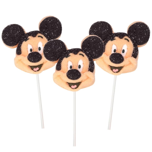 Galerie Mickey Mouse Marshmallow Pops, Individually Wrapped Easter Basket Stuffers, 0.88 Ounces Each, Pack of 3