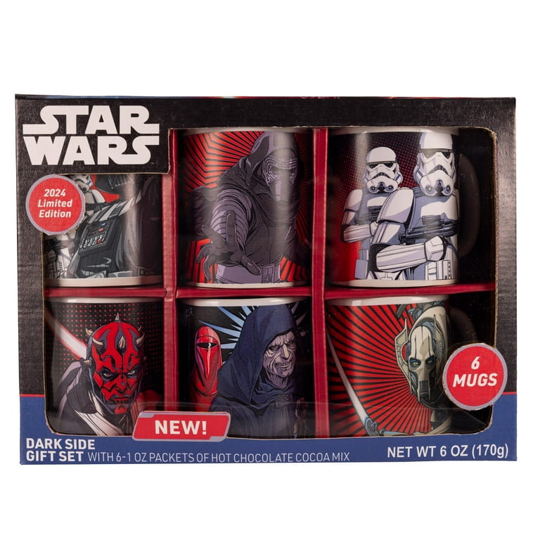Galerie Star Wars Dark Side 6 Mug Set with Cocoa, 6 oz - Walmart.com