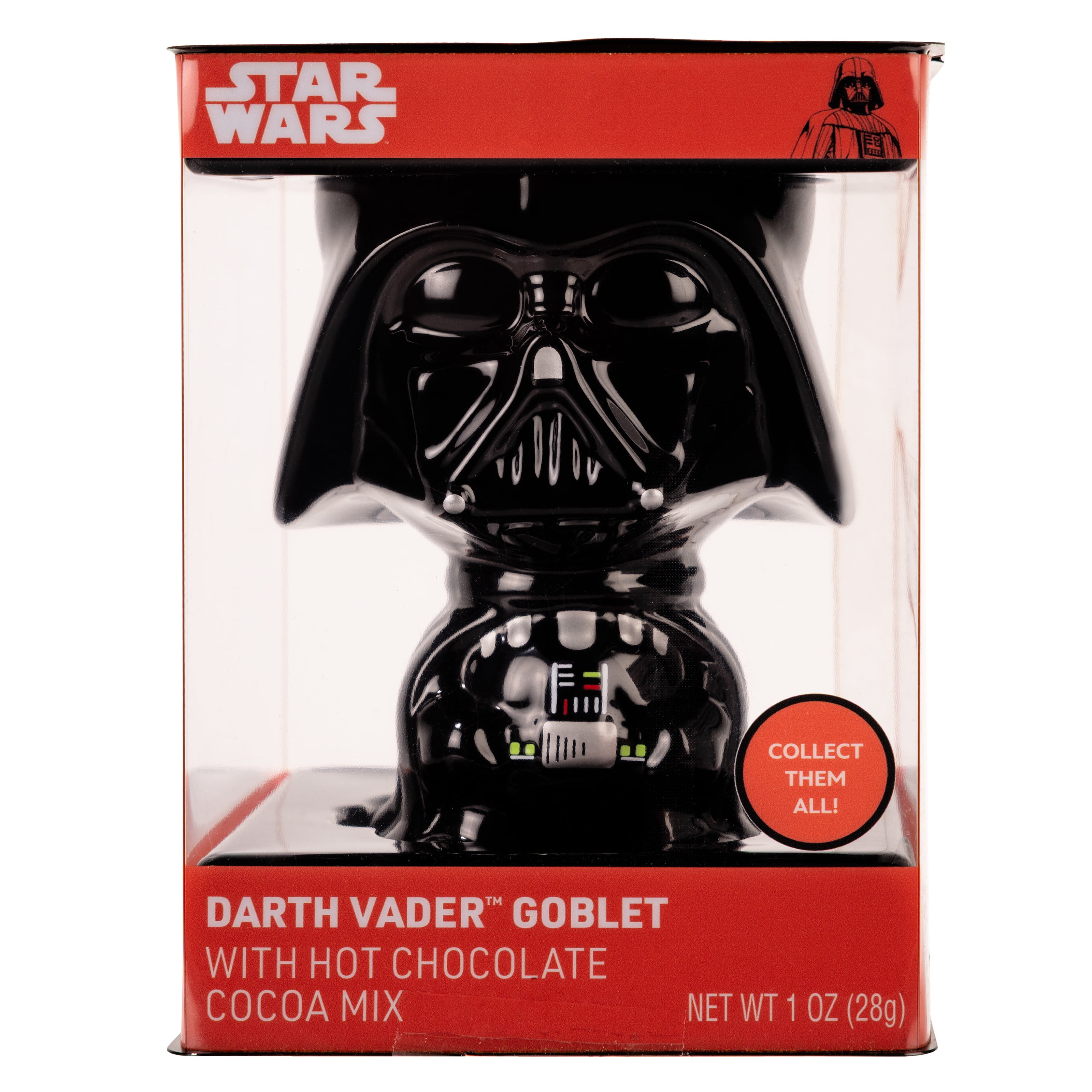 Darth Vader Goblet with Hot Chocolate Cocoa Mix