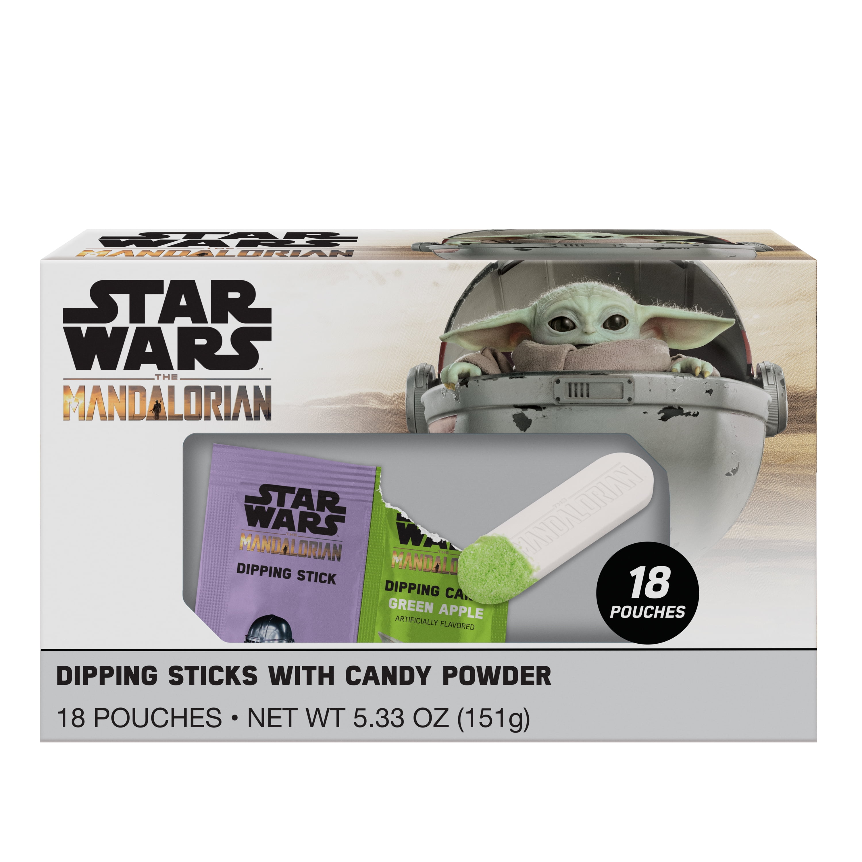 Galerie Star Wars: the Mandalorian 18 Count Powder Lick and Dip Friendship Exchange, 5.33 oz