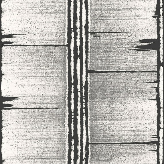 Galerie Wallcoverings Bazaar Bark Stripe Design Non-woven Satin Wallpaper Roll 33 feet x 21 inches - Grey